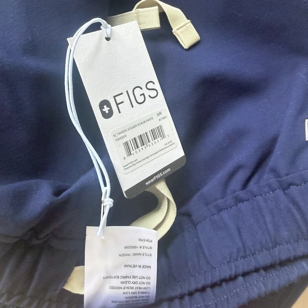 FIGS NWT Tansen Jogger Scrub Pant Navy Blue